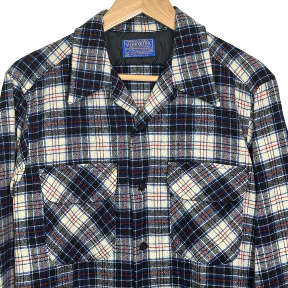 Vtg Pendleton The Original Board Shirt 100% Pure Wool Macrae Tartan Medium Shirt - Picture 2 of 10